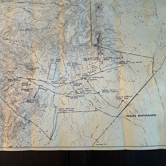 NRA Whittington Center Topical Map - Picture 5 of 6